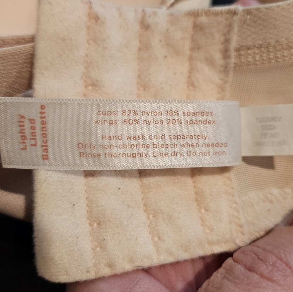 Cacique Lightly Lined Balconette Nude Size 44DD - Picture 9 of 10
